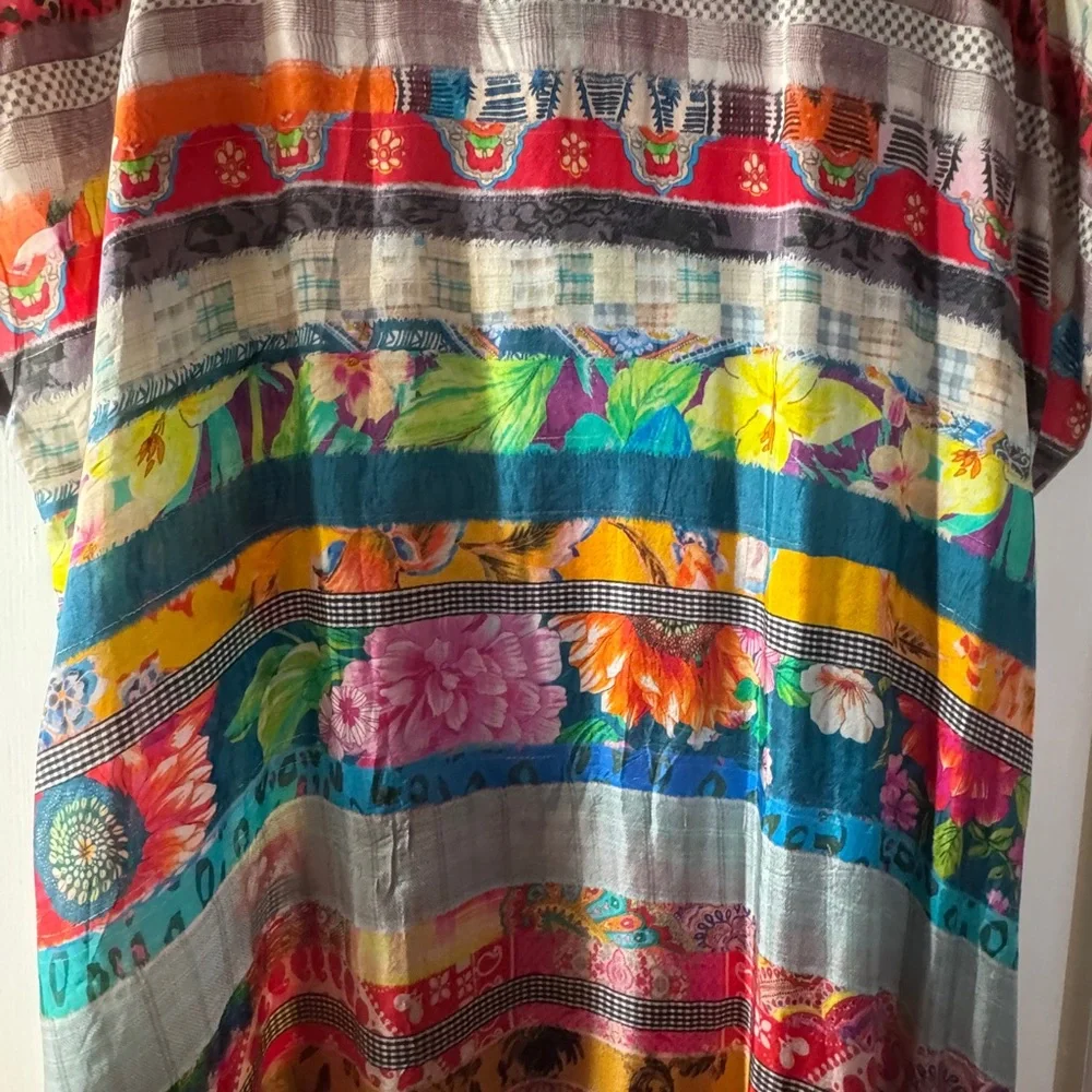 Johnny Was Multicolor Dress with Under-dress - Picture 4 of 8